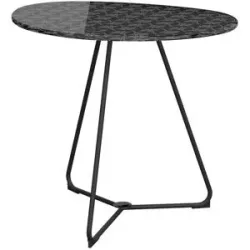 JOOP! Beistelltisch  Pebbles ¦ schwarz ¦ Maße (cm): B: 48 H: 42