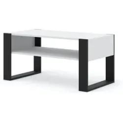 Höffner Couchtisch   ¦ weiß ¦ Maße (cm): B: 53,2 H: 47,5