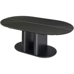 Höffner Couchtisch  Satow ¦ schwarz ¦ Maße (cm): B: 70 H: 44