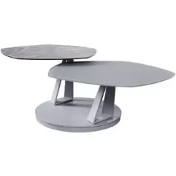 Max Schelling Couchtisch  Dusko ¦ grau ¦ Maße (cm): B: 74 H: 42,5