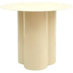 Höffner Beistelltisch  Badra ¦ beige ¦ Maße (cm): H: 50,4  Ø: 60