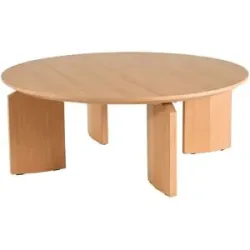 Höffner Couchtisch  Bagda ¦ holzfarben ¦ Maße (cm): H: 30,5  Ø: 80