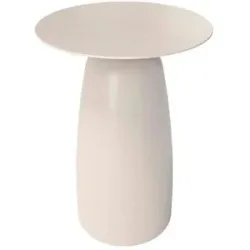 Höffner Beistelltisch  Baobab ¦ weiß ¦ Maße (cm): B: 32 H: 44
