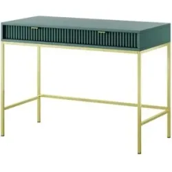Höffner Schminktisch  Nova ¦ grün ¦ Maße (cm): B: 104 H: 78