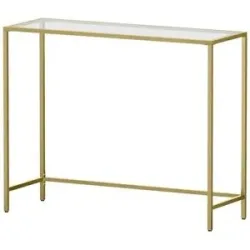 Höffner Konsolentisch  Baris ¦ gold ¦ Maße (cm): B: 35 H: 80