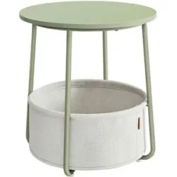 Höffner Beistelltisch  Lilea ¦ grün ¦ Maße (cm): B: 45 H: 51