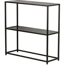 Höffner Konsolentisch   ¦ schwarz ¦ Maße (cm): B: 27 H: 80