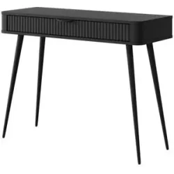 Höffner Schminktisch   ¦ schwarz ¦ Maße (cm): B: 100 H: 78