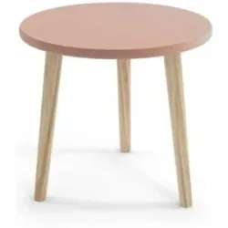 Höffner Beistelltisch   ¦ rosa/pink ¦ Maße (cm): B: 67 H: 49