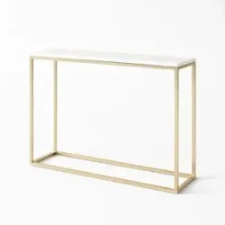Höffner Konsolentisch   ¦ weiß ¦ Maße (cm): B: 100 H: 80