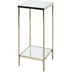 Höffner Blumensäule   ¦ gold ¦ Maße (cm): B: 28 H: 66