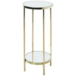 Höffner Blumensäule   ¦ gold ¦ Maße (cm): H: 66  Ø: 28