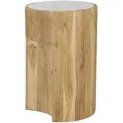 Höffner Couchtisch  Nevio III ¦ holzfarben ¦ Maße (cm): H: 58  Ø: 38