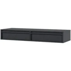 Selsey Schminktisch   ¦ schwarz ¦ Maße (cm): B: 110 H: 17