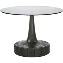 WOOOD Beistelltisch   ¦ schwarz ¦ Maße (cm): B: 60 H: 43