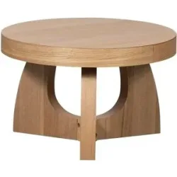 WOOOD Beistelltisch   ¦ holzfarben ¦ Maße (cm): H: 35  Ø: 55