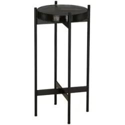 Höffner Beistelltisch  Basil ¦ transparent/klar ¦ Maße (cm): H: 55  Ø: 28