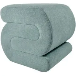 Höffner Selection Hocker  Salma ¦ blau ¦ Maße (cm): B: 46,5 H: 43 T: 43.0