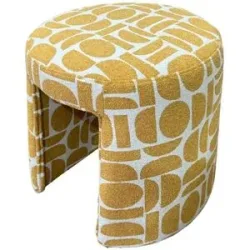 Höffner Selection Hocker  Sanja ¦ gold ¦ Maße (cm): B: 49,5 H: 46 T: 46.0