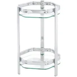 Höffner Blumensäule   ¦ silber ¦ Maße (cm): H: 45  Ø: 28
