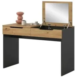 Höffner Schminktisch   ¦ grau ¦ Maße (cm): B: 115 H: 76