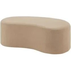 Höffner Polsterhocker  Hafling ¦ beige ¦ Maße (cm): B: 120 H: 38 T: 60.0