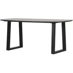 Höffner Esstisch  Amsterdam ¦ schwarz ¦ Maße (cm): B: 100 H: 76