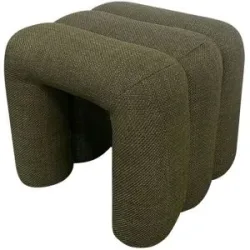 Höffner Polsterhocker  Libertina ¦ grün ¦ Maße (cm): B: 43,5 H: 45 T: 43.5