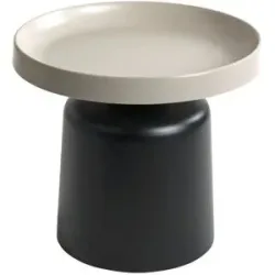 Höffner Beistelltisch  Road ¦ beige ¦ Maße (cm): H: 45  Ø: 50