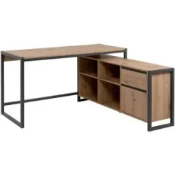 Höffner Eck-Schreibtisch  Fiano ¦ holzfarben ¦ Maße (cm): B: 139 H: 75 T: 142.0