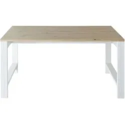 Höffner Schreibtisch  Varese ¦ weiß ¦ Maße (cm): B: 160 H: 76 T: 80.0