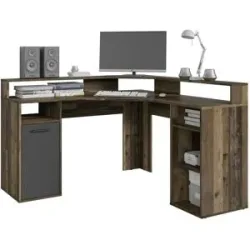 by Living Schreibtisch  Fox ¦ braun ¦ Maße (cm): B: 139 H: 91