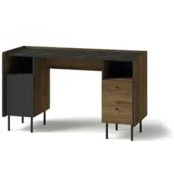 Höffner Schreibtisch   ¦ holzfarben ¦ Maße (cm): B: 135 H: 79