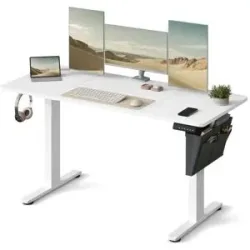 Höffner Schreibtisch   ¦ weiß ¦ Maße (cm): B: 140 H: 120