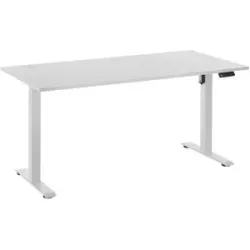 Höffner Schreibtisch  Up & Down ¦ weiß ¦ Maße (cm): B: 160 H: 74 T: 77.0