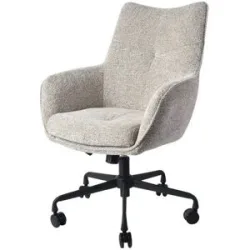 Höffner Büro-Drehstuhl  Agger ¦ grau ¦ Maße (cm): B: 63 H: 94 T: 65.0