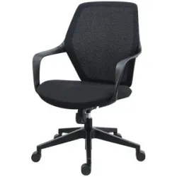Höffner Büro-Drehstuhl  Stever ¦ schwarz ¦ Maße (cm): B: 64 H: 92 T: 64.0