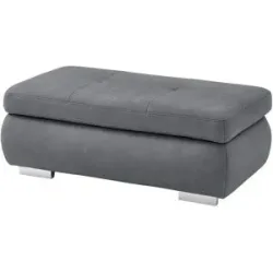 Lounge Collection XXL- Hocker  aufklappbar  Affair ¦ grau ¦ Maße (cm): B: 129 T: