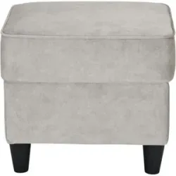 Höffner Hocker  Kivana ¦ grau ¦ Maße (cm): B: 52 H: 45 T: 52.0