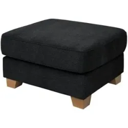 Soho Hocker  Franka ¦ schwarz ¦ Maße (cm): B: 75 H: 42 T: 62.0