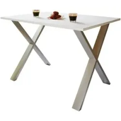 Höffner Esstisch  Xona ¦ weiß ¦ Maße (cm): B: 140 H: 76