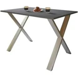 Höffner Esstisch  Xona ¦ schwarz ¦ Maße (cm): B: 110 H: 76