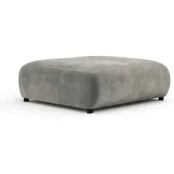 maison de rêve Hocker  Zanzibar ¦ grau ¦ Maße (cm): B: 110 H: 42