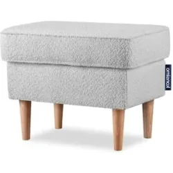 KONSIMO Hocker  Stralis ¦ grau ¦ Maße (cm): B: 41 H: 43