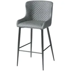 Gray & Jones Barstuhl  Tosco ¦ grau ¦ Maße (cm): B: 48 H: 100,5 T: 52.0