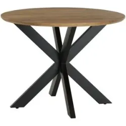 Höffner Esstisch  rund  Comera ¦ holzfarben ¦ Maße (cm): B: 100 H: 77