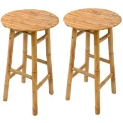 Höffner Barhocker 2er-Set  Samarina ¦ braun ¦ Maße (cm): B: 40 H: 69