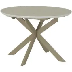 Höffner Esstisch mit Funktion  Lars ¦ beige ¦ Maße (cm): H: 76  Ø: 110