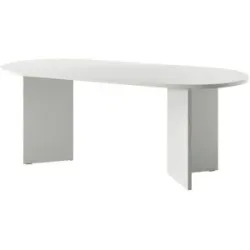 Selsey Esstisch oval Ovo ¦ weiß ¦ Maße (cm): B: 90 H: 75