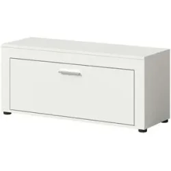 Höffner Sitzbank   ¦ weiß ¦ Maße (cm): B: 100 H: 44
